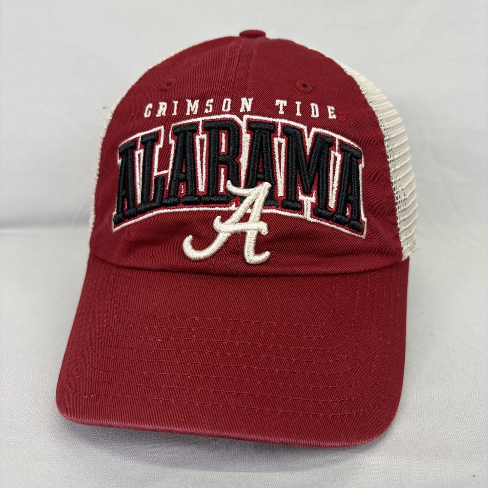 Fan Favorite Alabama Crimson Tide Trucker Hat Mens OSFA Red Mesh Snapback Cap